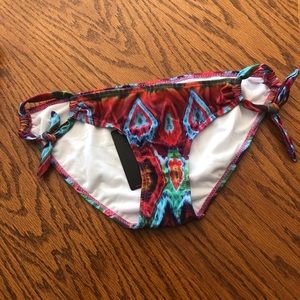 Aztec print bathing suit bottoms